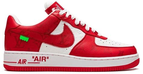 louis vuitton nike air force red|louis vuitton force 1.